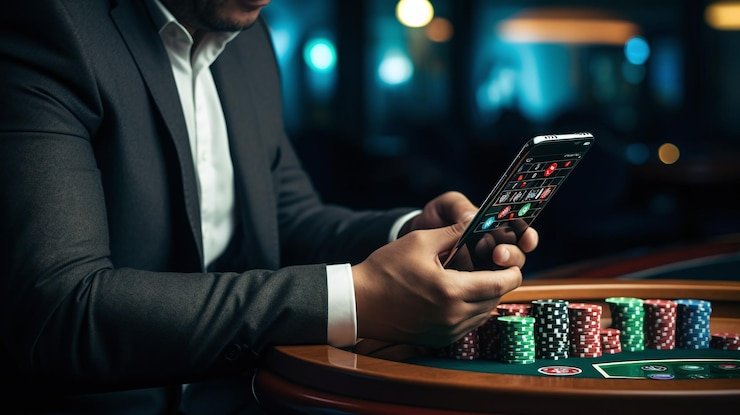 Meja Roulette Eropa K bernuansa neon