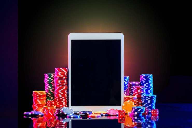 Meja Video Poker Deuces Wild MH neon